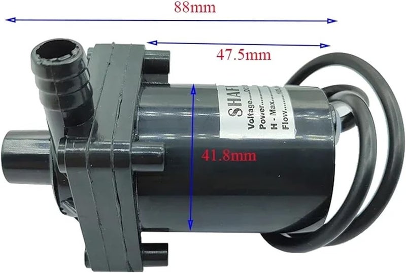 DC12V 8W 10LPM Submersible Water Pump Large Flow Self Priming 9V to 12V - Image 4